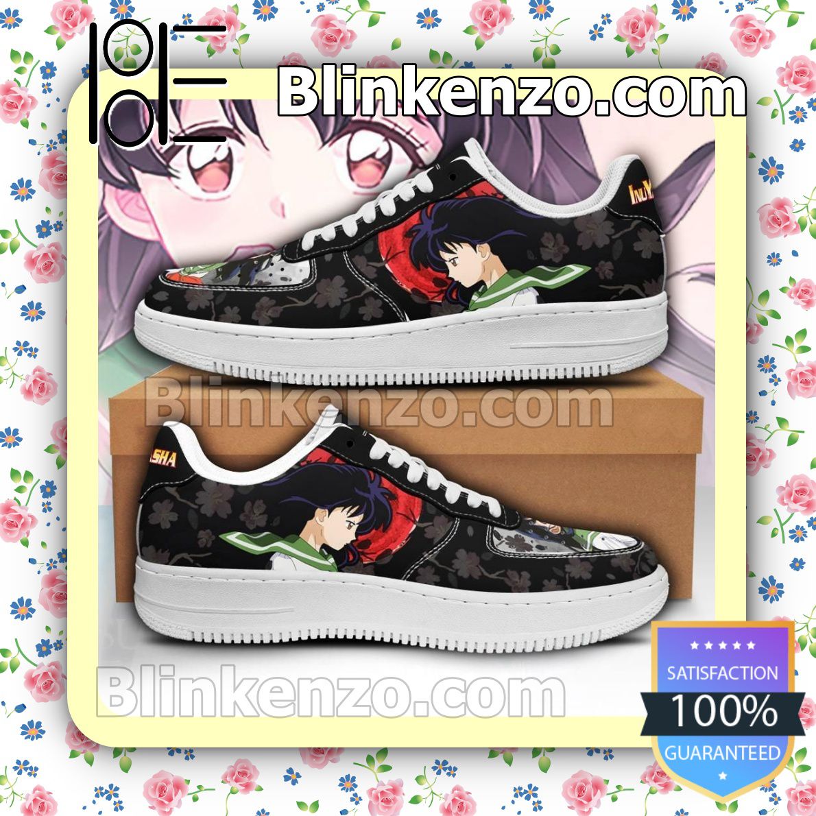 Fantastic Kagome Inuyasha Anime Nike Air Force Sneakers