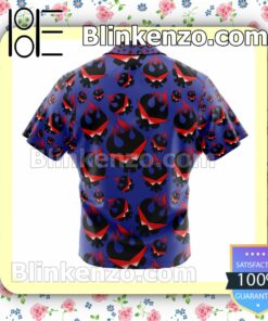 Kamina's Great Flaming Skull Tengen Toppa Gurren Lagann Summer Beach Vacation Shirt b