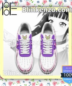 Kanao Nichirin Sword Demon Slayer Anime Nike Air Force Sneakers a