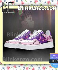 Kanao Nichirin Sword Demon Slayer Anime Nike Air Force Sneakers b