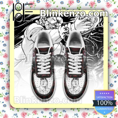 Kaoru Hanayama Baki Anime Nike Air Force Sneakers a
