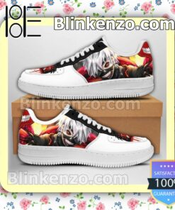 Ken Kaneki Tokyo Ghoul Anime Nike Air Force Sneakers