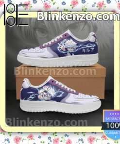 Killua Zoldyck Hunter X Hunter Anime Nike Air Force Sneakers