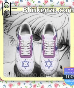 Killua Zoldyck Hunter X Hunter Anime Nike Air Force Sneakers a