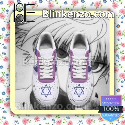 Killua Zoldyck Hunter X Hunter Anime Nike Air Force Sneakers a