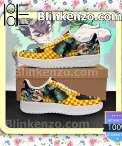 Koichi Hirose JoJo Anime Nike Air Force Sneakers