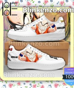 Krillin Dragon Ball Z Anime Nike Air Force Sneakers