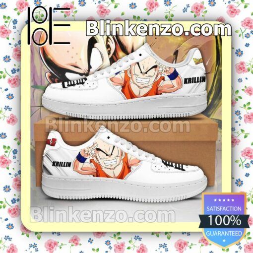 Krillin Dragon Ball Z Anime Nike Air Force Sneakers