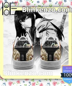 Kurisu Makise Steins Gate Anime Nike Air Force Sneakers b