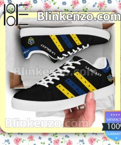 LA Galaxy Logo Print Low Top Shoes a