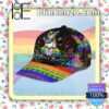 LGBT Love Is Love Skull Butterflies Hats