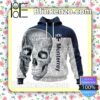 LIGA MX C.F. Monterrey Sugar Skull For Dia De Muertos Customized Name Number Tee Hooded Sweatshirt