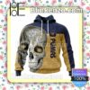 LIGA MX Pumas UNAM Sugar Skull For Dia De Muertos Customized Name Number Tee Hooded Sweatshirt