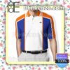 Lacoste Mix Color Orange Blue And White Custom Polo Shirt