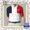Lacoste Mix Color Red Navy And White Custom Polo Shirt