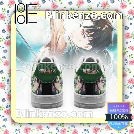 Levi Ackerman Attack On Titan AOT Anime Nike Air Force Sneakers b