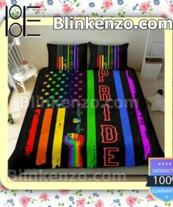 Lgbt Pride American Flag Bedsure Full Queen Comforter Set