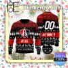 Liga MX Atlas Custom Name Number Knit Ugly Christmas Sweater