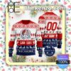 Liga MX Atlético San Luis Custom Name Number Knit Ugly Christmas Sweater