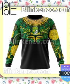Liga MX Club León Native Personalized T-shirt Long Sleeve Tee c