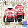 Liga MX Club Necaxa Custom Name Number Knit Ugly Christmas Sweater