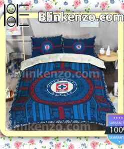 Liga MX Cruz Azul Aztec Vignette Bedding Duvet Cover Set