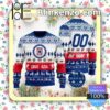 Liga MX Cruz Azul Custom Name Number Knit Ugly Christmas Sweater