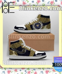 Liga MX Pumas UNAM With Aztec Culture Nike Mens Air Jordan 1 Shoes