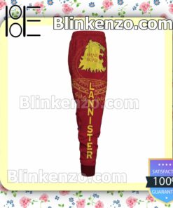 Lion's Den Red Gift For Family Joggers c