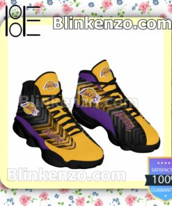 Los Angeles Lakers Jordan Mens Air 13 Retro Print