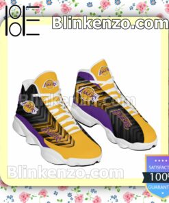 Los Angeles Lakers Jordan Mens Air 13 Retro Print a