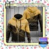 Louis Vuitton Big Logo Color Splash Full-Zip Hooded Fleece Sweatshirt