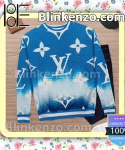 Louis Vuitton Escale Neverfull Blue Tie Dye Mens Sweater c