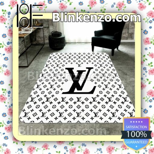 Louis Vuitton Monogram With Big Logo Center White Carpet Runners