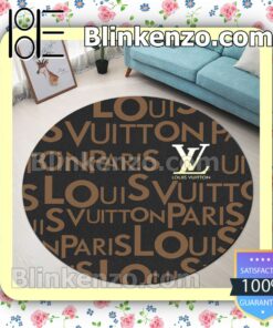 Louis Vuitton Paris Luxury Brand Round Carpet Runners
