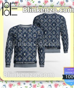 Louis Vuitton Since 1854 Monogram Blue Mens Sweater