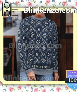 Louis Vuitton Since 1854 Monogram Blue Mens Sweater b