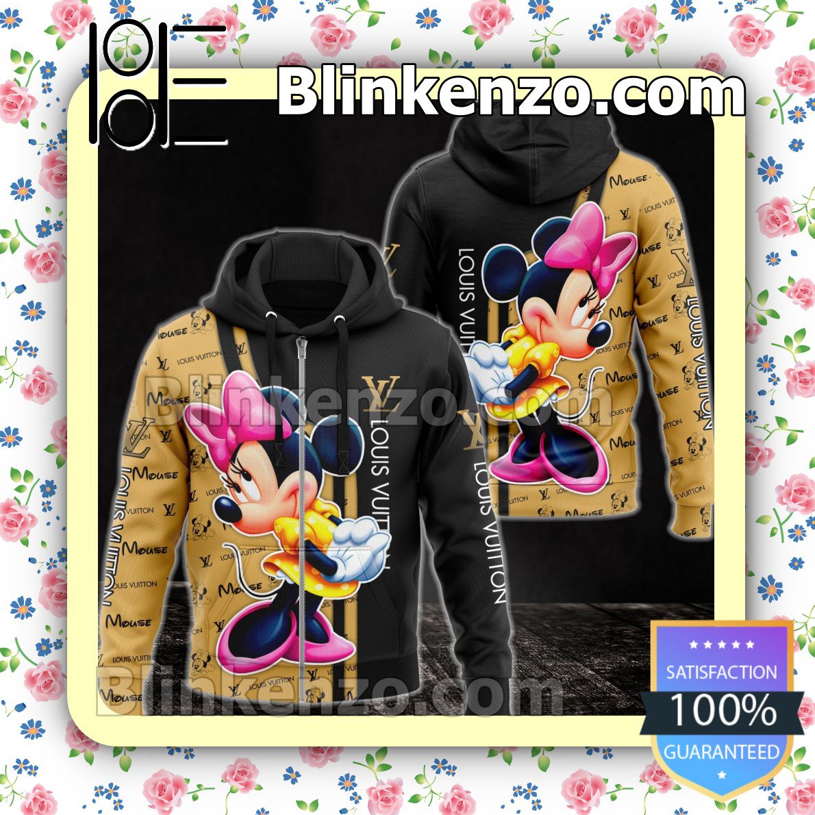 Where To Buy Louis Vuitton With Minnie Mouse Full-Zip Hooded Fleece Sweatshirt