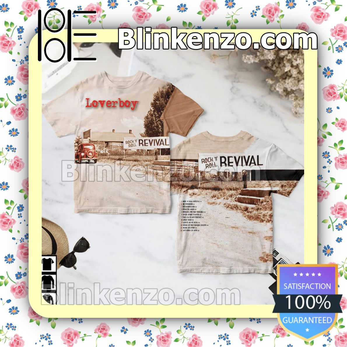 Loverboy Rock 'n' Roll Revival Album Cover Custom Shirt