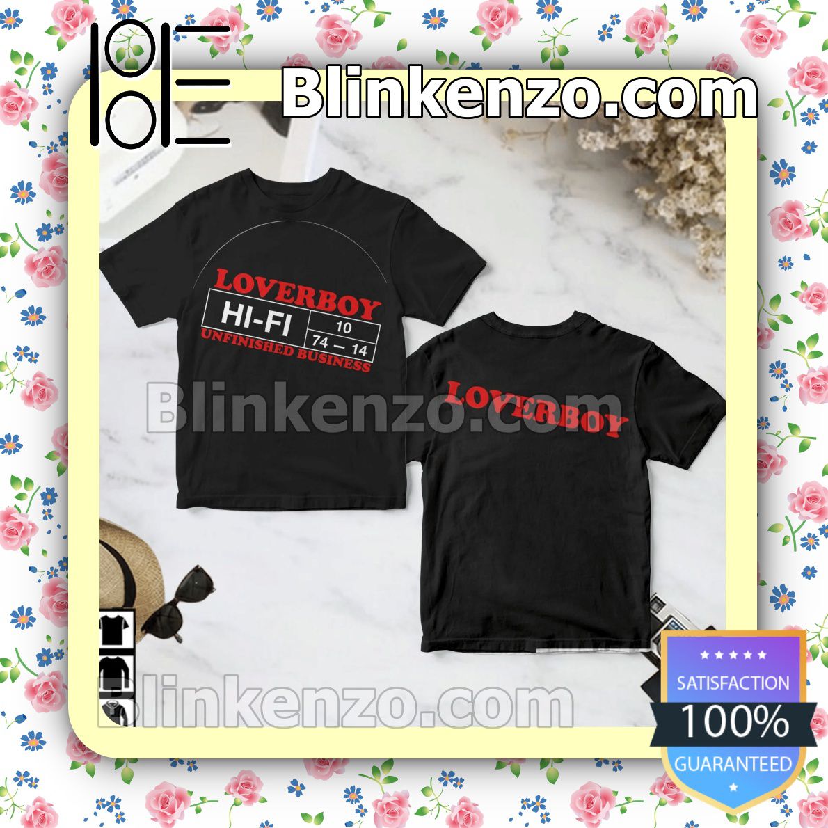 Loverboy Unfinished Business Album Cover Custom Shirt