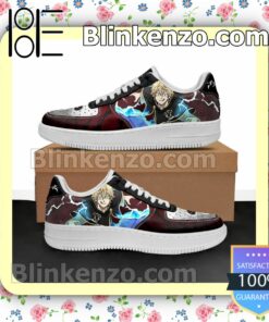 Luck Voltia Black Bull Knight Black Clover Anime Nike Air Force Sneakers