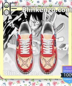 Luffy Haiki Wano Arc One Piece Anime Nike Air Force Sneakers a
