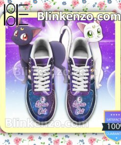 Luna Cat Sailor Moon Anime Nike Air Force Sneakers a
