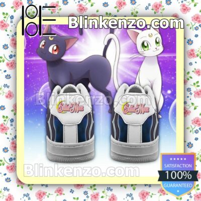 Luna Cat Sailor Moon Anime Nike Air Force Sneakers b