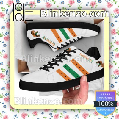 Florida A_M Rattlers Logo Print Low Top Shoes