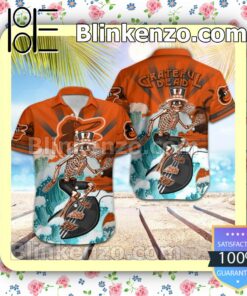 MLB Baltimore Orioles Grateful Dead Summer Beach Shirt