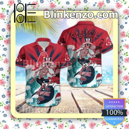 MLB Boston Red Sox Grateful Dead Summer Beach Shirt