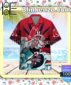 MLB Boston Red Sox Grateful Dead Summer Beach Shirt a