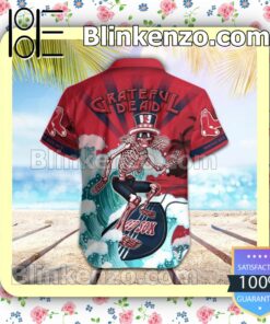 MLB Boston Red Sox Grateful Dead Summer Beach Shirt b
