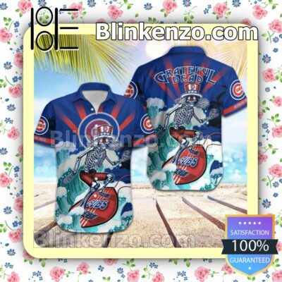 MLB Chicago Cubs Grateful Dead Summer Beach Shirt